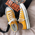 Classic 1970s low-top canvas shoes - unisex retro oiled veneer shoes - korean style student canvas sneakers for men and women