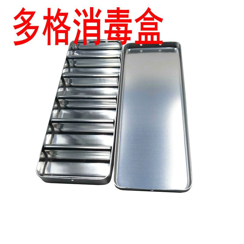 Dental car needle disinfection box Hollow core Solid core soaking box Stainless steel disinfection box frame Root canal file Tooth glue tip High temperature resistance