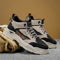 Spring men's high-top work shoes korean style trendy thick-soled martin boots athletic casual sneakers ankle boots fashionable shoes