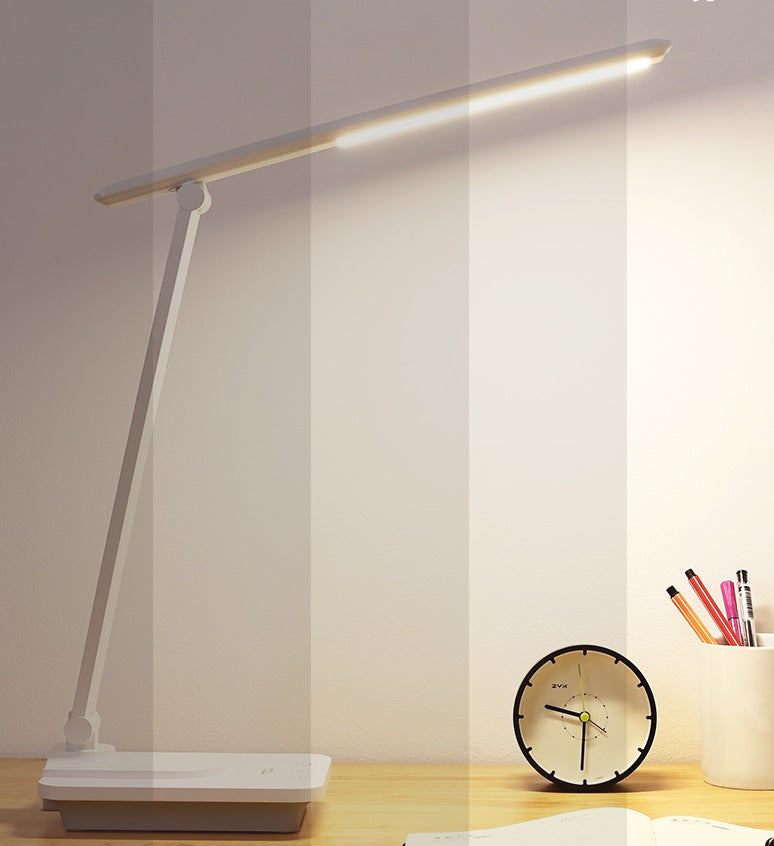 Cool led desk lamp - eye protection, student study, rechargeable, dorm room, bedroom, bedside mini night light, magnetic reading light