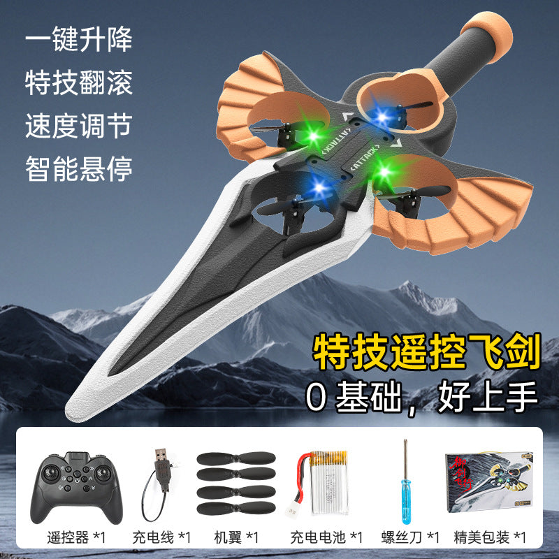 Direct from the manufacturer: flying sword remote control toy drone - experience the thrill of flight with this motion-sensing, sword-shaped drone! perfect as a unique gift