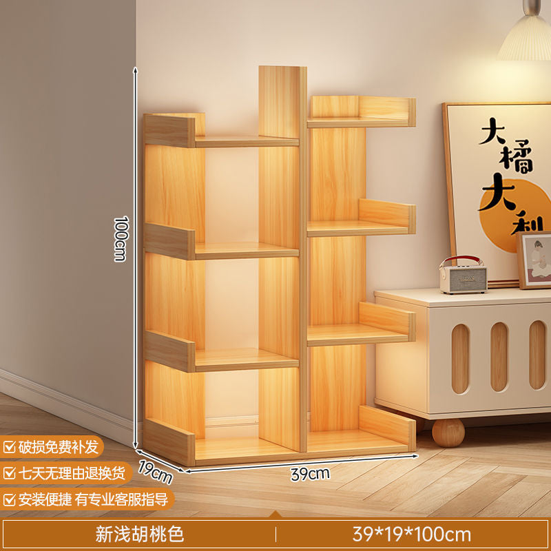 Bookshelf floor-standing storage rack simple small bookshelf for homepopular book storage rack display shelf living room storage rack