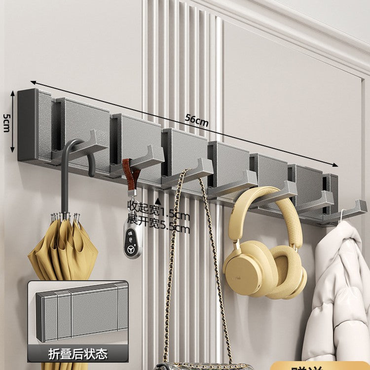 Invisible hook entryway no-drill over-the-door clothes hanger wall-mounted entryway coat hook - premium quality
