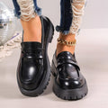 autumn new arrival: british style low-heel slip-on loafers - women's plus size export quality leather shoes for cross-border e-commerce
