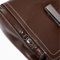 Fashion genuine leather women's bag crossbody bag women's 2025new arrivalretroeasiest for match shoulder bag classy sense work clothingsatchel bag