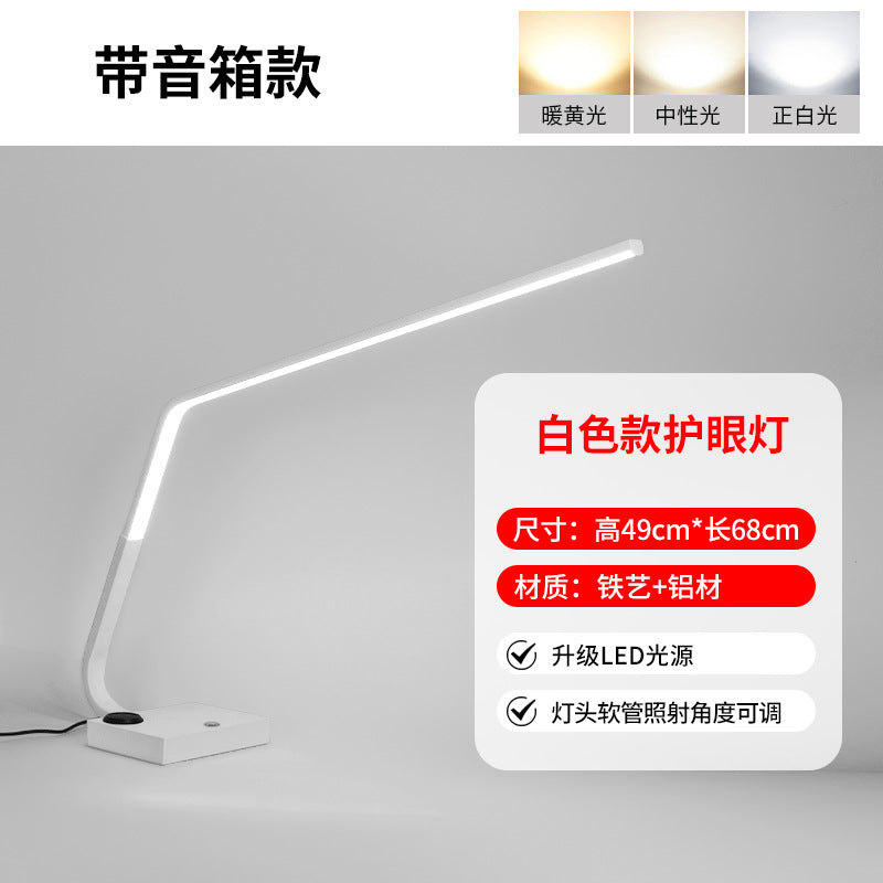 Led desk lamp - study, work, eye protection - ideal for students, dorms, reading, homework, and writing