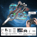 model aircraft remote control aircraft stunt fixed height and fall-resistant foam gravity glider colorful light four-axis drone