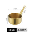Stainless steel sauce cup with handle, commercial dipping dish, western steak sauce cup, juice cup, creative ketchup cup, tableware