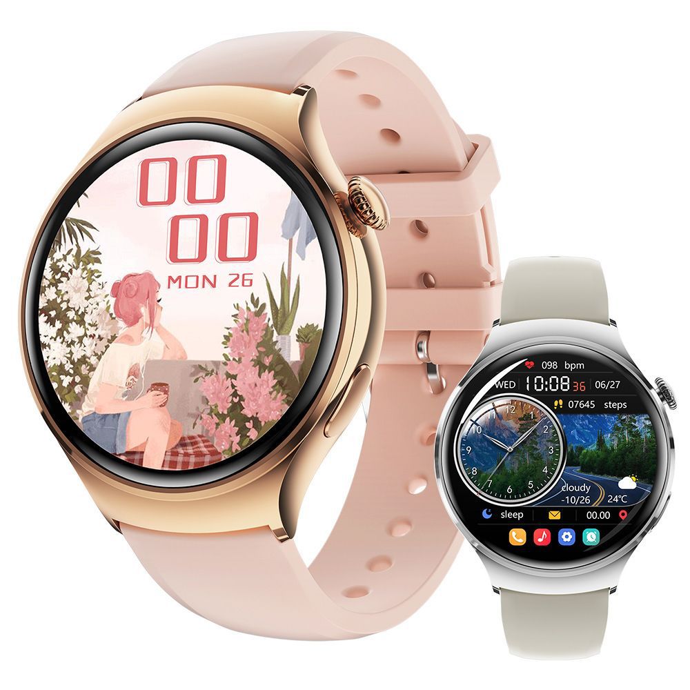 New m11 smartwatch: bluetooth calling, women's health tracking, temperature & altitude monitoring, nfc payment, and heart rate monitoring