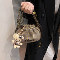new arrival women's bag fashioneasiest for match shoulder crossbody satchel pleated bag classy sense of style armpit