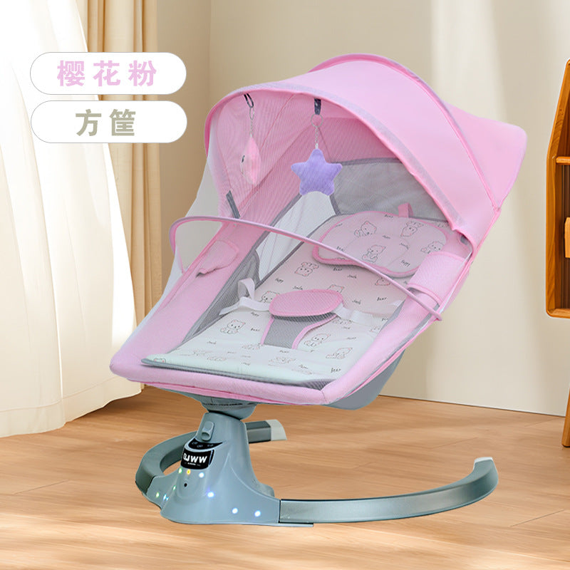 Baby Rocking Chair Baby Rocking Chair Baby Sleeping Chair Newborn Rocking Bed Electric Cradle Soothing Chair