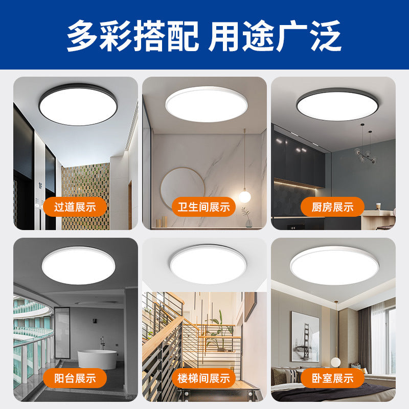 Three-proof full-spectrum ceiling light led living room light simple aisle light balcony light eye protection round bedroom light manufacturer
