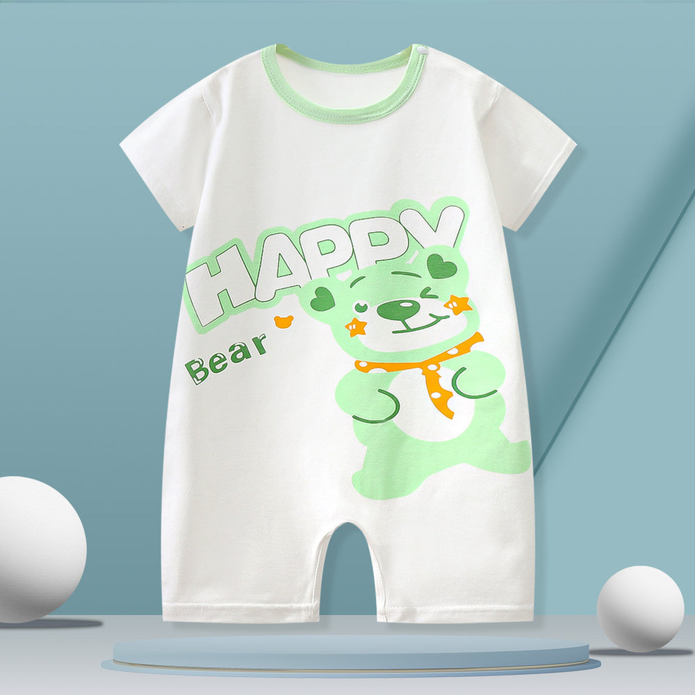 Baby rompers pure cotton summer outfit baby clothes kids short sleeve newborn bodysuit children's clothing