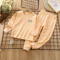 Wholesale new autumn children's home wear: kids' cotton underwear sets, baby thermal underwear, and infant pajamas