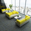Office business reception combination sofa set - casual area, clothing store, minimalist modern office sofa, three-seater