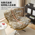 Scandinavianaccessible luxury single sofa chair modern casual designer lazy living room balcony rotatable casual rocking chair