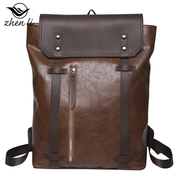 Zhenli retro style trend women's backpack new simple travel bag, backpack college style women's bag wholesale