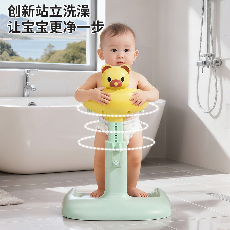 Infant and toddler bath baby standing bath handy gadget bath tub shower table shampoo butt handy gadget