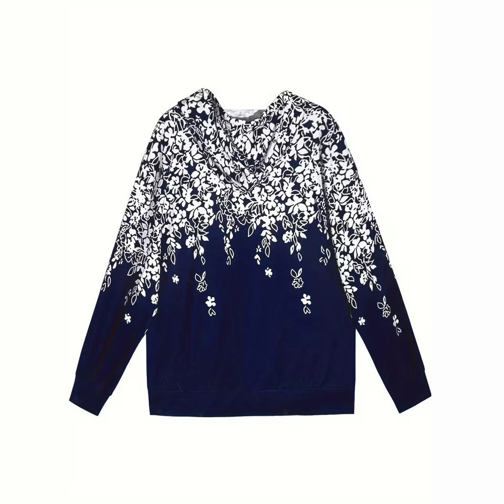 hot-selling plus-size women's zip-up hoodie, new casual long-sleeve hooded sweatshirt jacket, dropshipping available