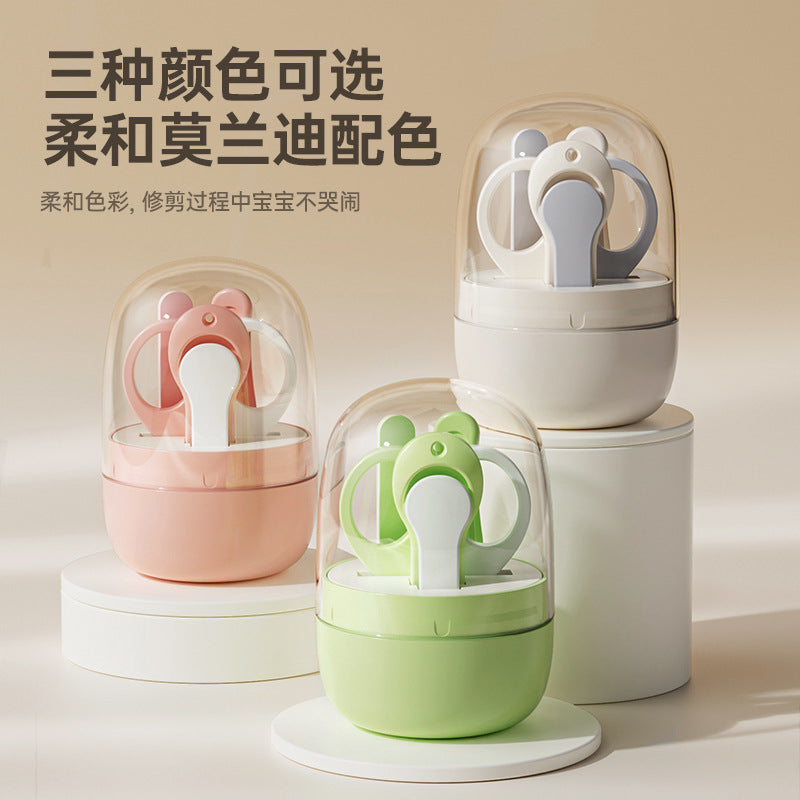 Baby nail clippers newborn special suit baby nail scissors pliers handy gadget security anti-clip meat infant and toddler