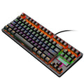 K2 mechanical keyboard - wired, mini, portable, 87-key - perfect for desktop gaming and esports
