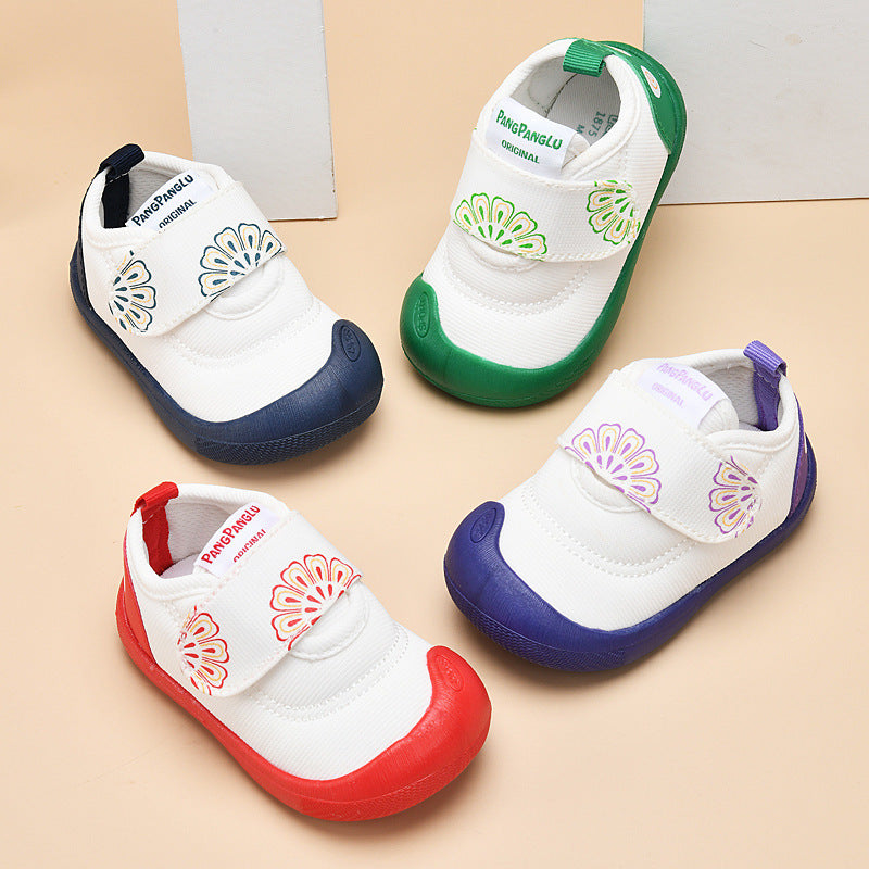 Toddler shoes for baby boys 0-1-3 years old, infant shoes for spring and autumn, soft sole, non-slip, breathable, and secure fit for baby girls