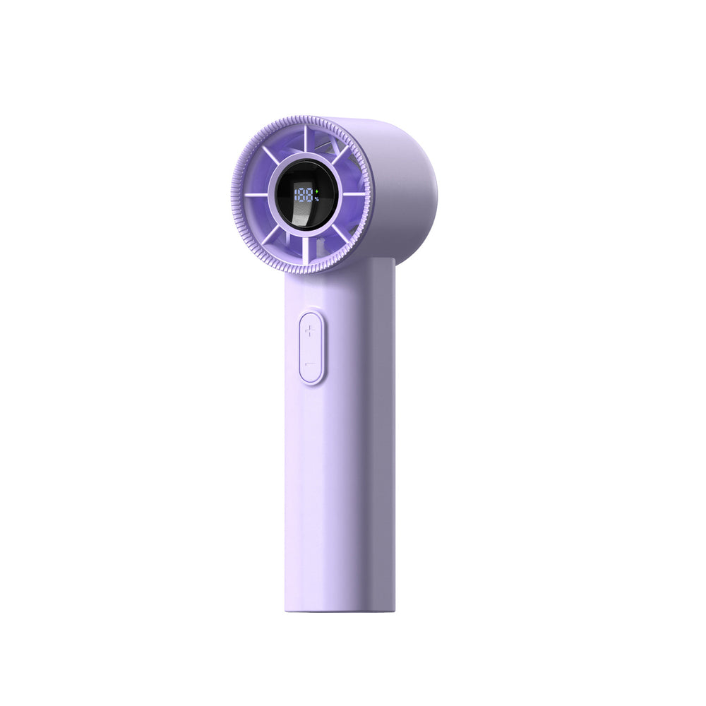 2025 southeast asia cross-border hot-selling high-speed fan, handheld mini fan, usb mini digital display powerful fan for cross-border e-commerce