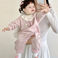 Spring & fall stylelong sleeves jumpsuit baby baby autum clothes monthly age early autum outing clothes autum clothes infant khaki