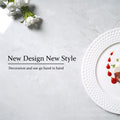 Scandinavian high-looking ins creative table setting western food plate restaurant for home polka dot steak plate dessert plate wholesale
