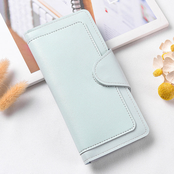 Manufacturer wholesale women's wallet long ID card change small bag, niche portable convenient multi-layer wallet
