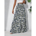 Shipped:  hot-selling european and american cross-border printed casual high-waisted wide-leg pants for independent e-commerce stores
