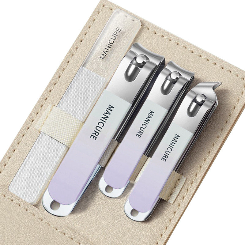 Stainless steel nail clipper set, various manicure sets, nail clipper set, manicure tools, 10-piece set, ready stock wholesale