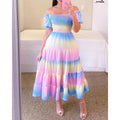 spring/summer new arrivals:  cross-border fashion - european & american style dresses, artistic french-inspired fresh prints, trendy women's apparel