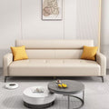 Foldable sofa bed multifunctional sofa small apartment living room dual-purpose single/double cat paw leather bedroom sofa