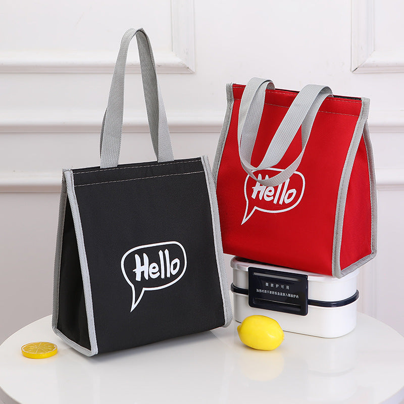 [Event Promotion] When Bag Thickened Picnic Bag Student Lunch Bag Canvas Bag Storage Bag Tote Bag Thermal Insulation Bag