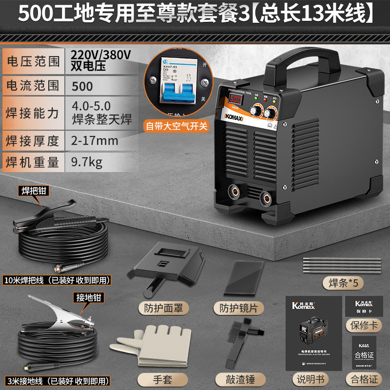 220v portable mini welding machine for home use, 315 dual voltage industrial grade all-copper 380v welder