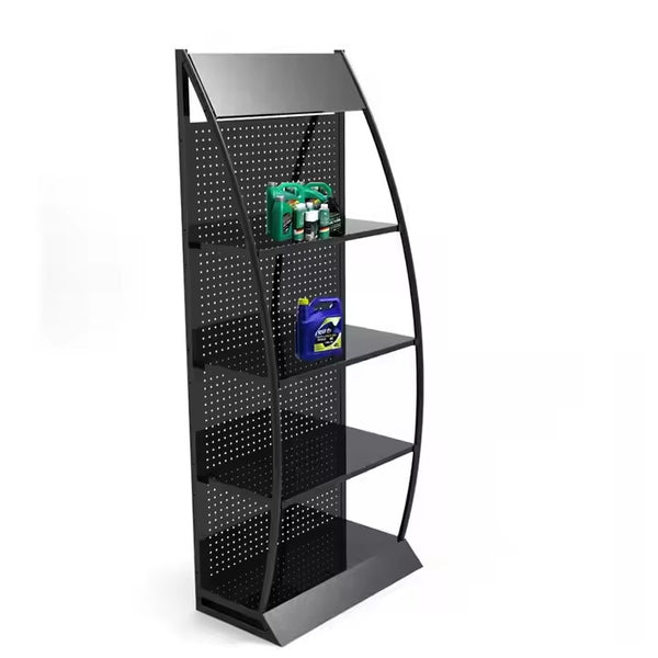 Guangzhou Source Factory Metal Auto Parts Engine Oil Display Stand Lubricating Oil Display Stand