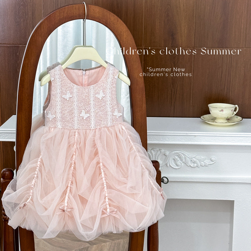 Girls' summer dresses: new stylish princess dresses, vest dresses, and baby tulle dresses for summer