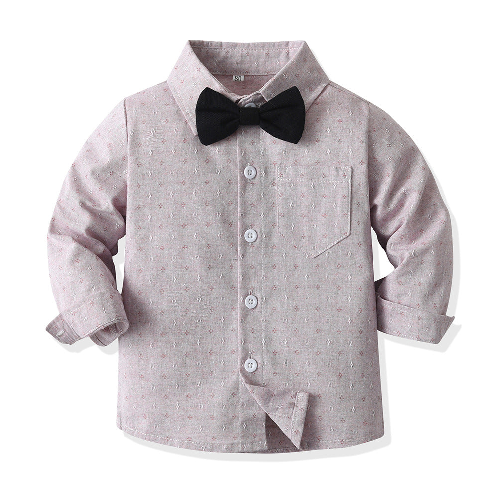 children's clothing new boys' spring clothing suit baby spring & fall clothes kids shirt children's clothing boys' spring suit