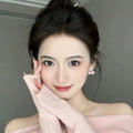 Super sweet pink crystal flower earrings - women's spring fashion studs, 2026 new trendy, unique & elegant earrings