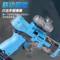 Popular popular fire light small ice mouse electric water gun toy large capacity high speed continuous fire water gun kids water toy