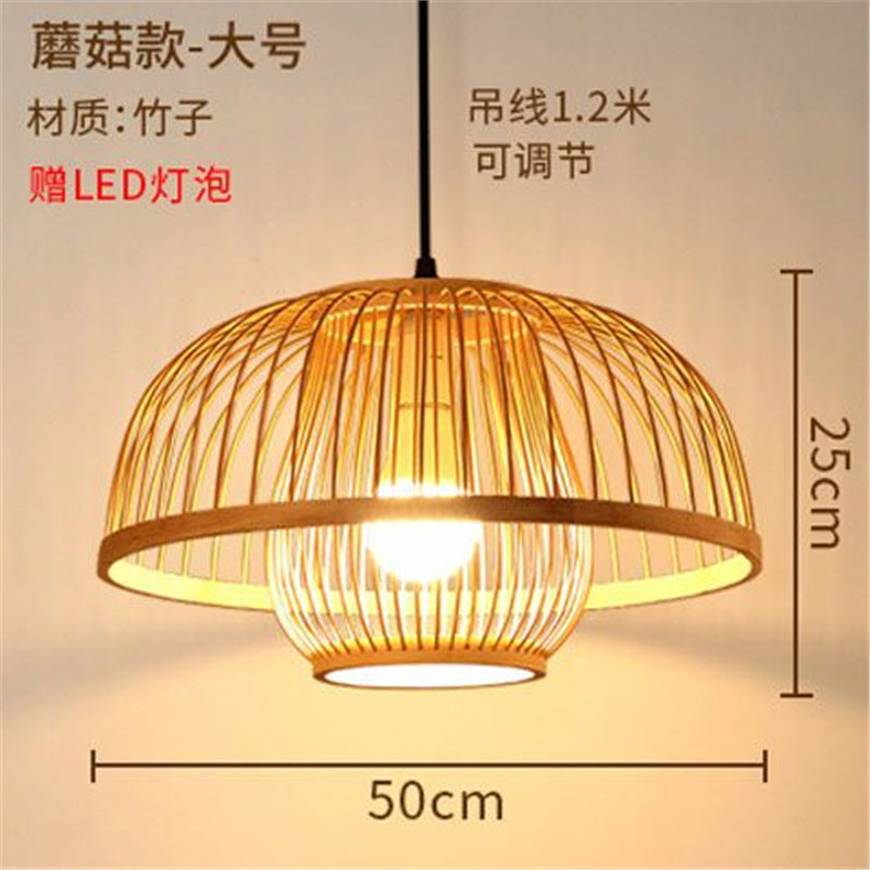 Lantern bamboo art chandelier bar b&b tea room hot pot restaurant restaurant casual japanese restaurant bamboo dining room lighting