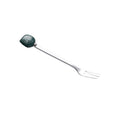 Cute cartoon stainless steel ceramic spoon ice cream scoop soup spoon wholesale fruit fork spoon high-value mixing spoon