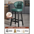 Dark green oil wax leather [seat height 75cm] thickened 7cm latex cushion