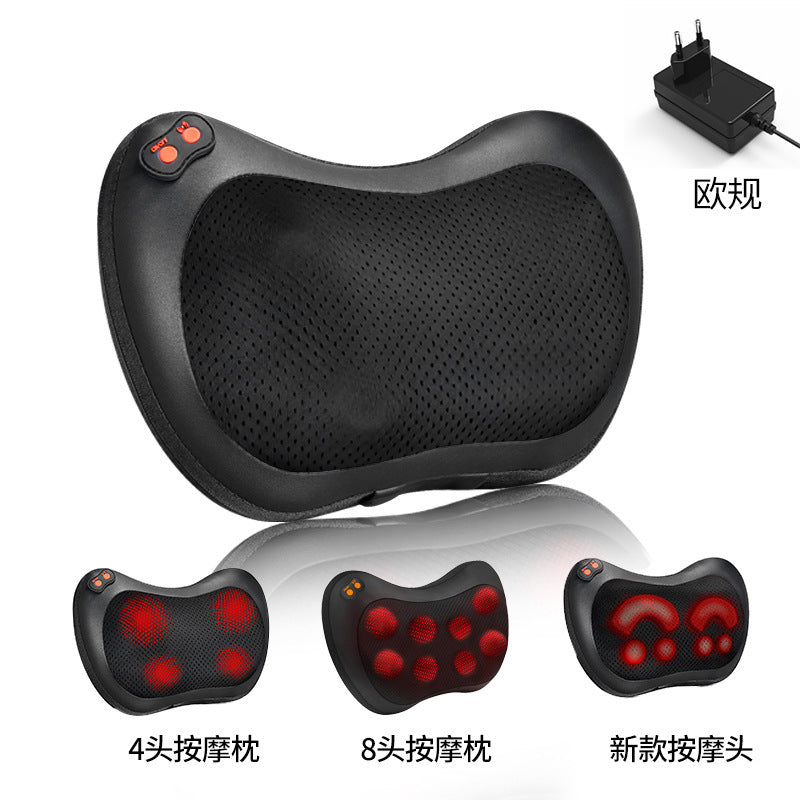Wholesale cross-border electric neck massager pillow - multifunctional car & home shoulder, neck, waist, abdomen, and back massager