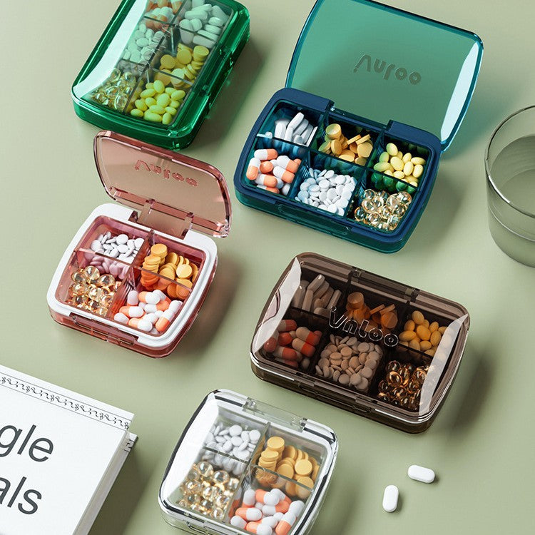 Medicine box Portable medicine packing box Three meals a day Mini small medicine box Portable medicine box Pill dispenser