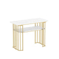 Scandinavian iron sofa chair accessible luxury nail salon back chair marble table manicure table soft bag manicure chair suit
