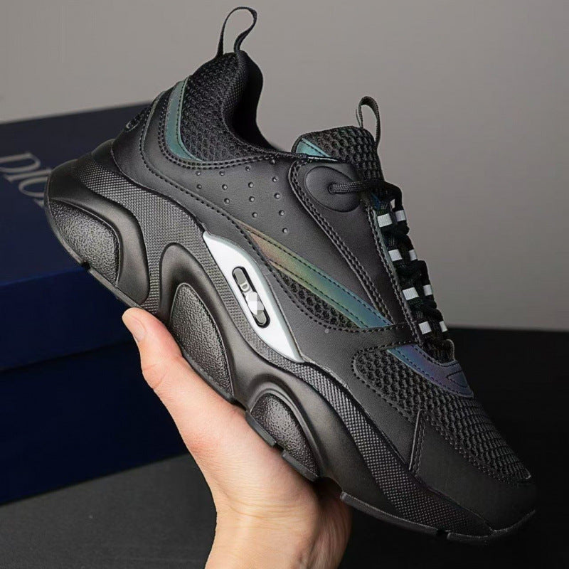 bestseller b22 breathable mesh running shoes - couple's style, export-grade, comfortable patchwork running sneakers