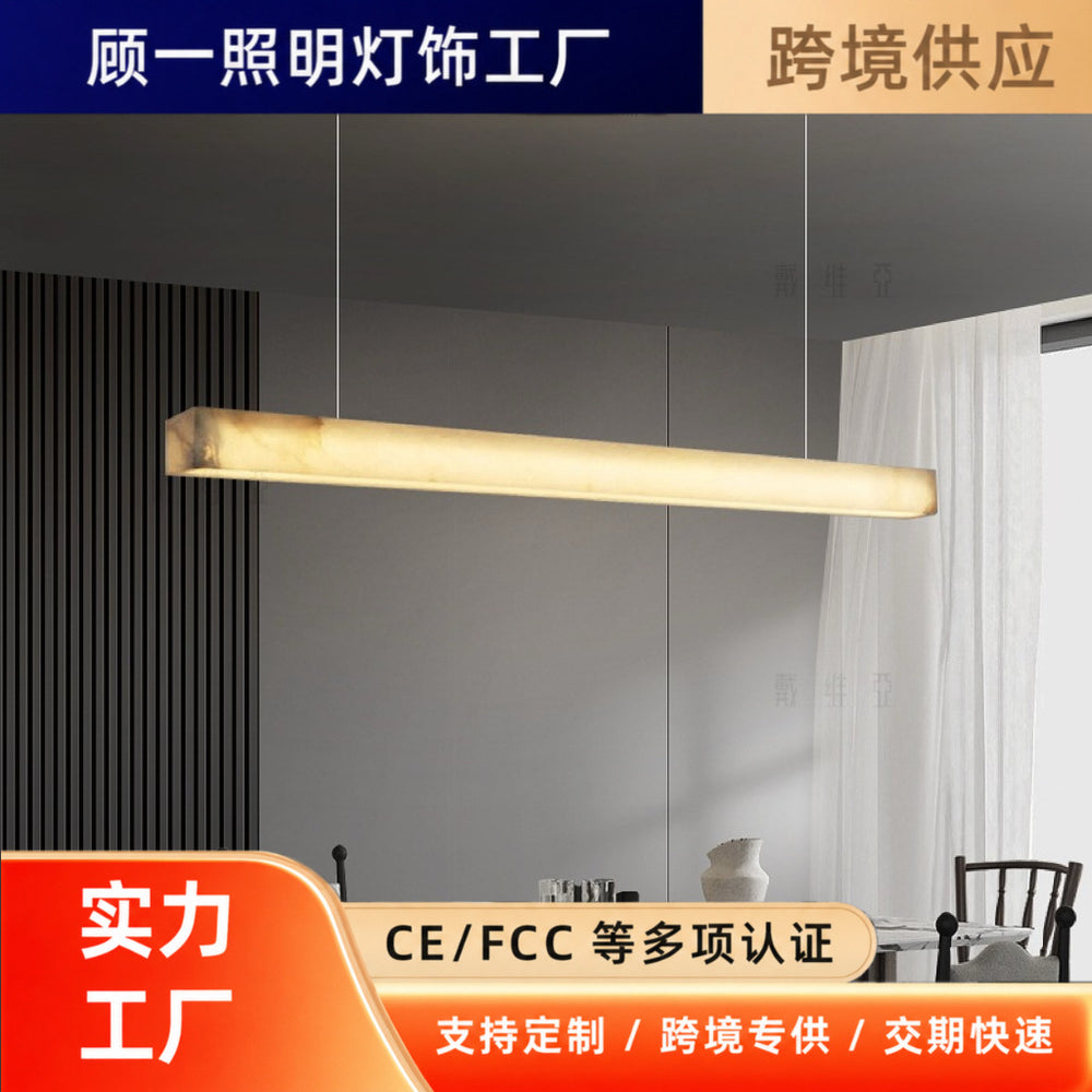 Restaurant chandelier normcore all copper modern new chinoiserieaccessible luxury designer natural marble bar island bench bench chandelier