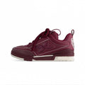 Burgundy four leaf clover